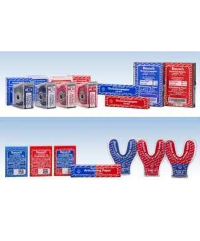 Bausch - Articulating Paper Rolls Red 16mm X 15mm