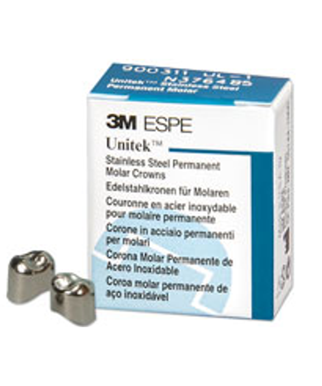 3M Unitek Crowns SS 2nd Perm Mol LL4 900434 5/Bx