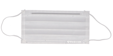 Medicom - Safe-Mask Premier Elite Earloop White 50/Bx ASTM 3