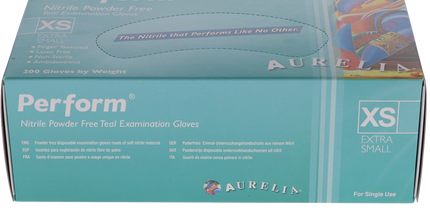 Aurelia Perform Nitrile Gloves X-Small 200/Box