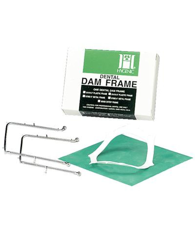 Coltene - Hygenic 6" Ostby Type Plastic Rubber Dam Frame - Radiolucent, Single Frame