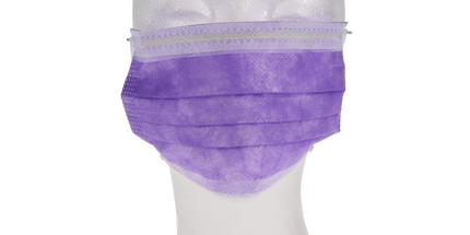 Crosstex - Crosstex Procedure Earloop Mask Lavender 50/Bx