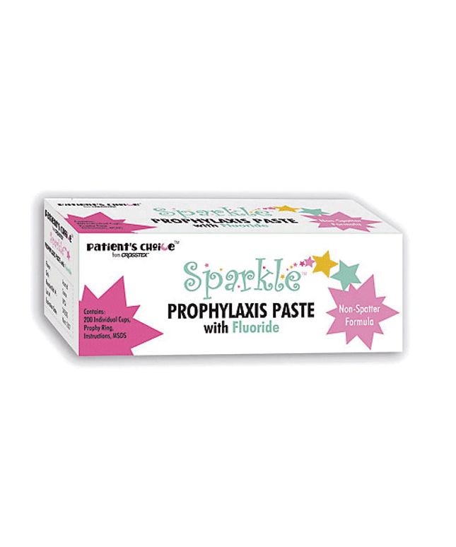 Crosstex - Sparkle Prophy Cups 200/Pk Mint Medium