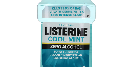Listerine Zero Clean Mint Mouthwash (1x 1.5 liter Bottle)
