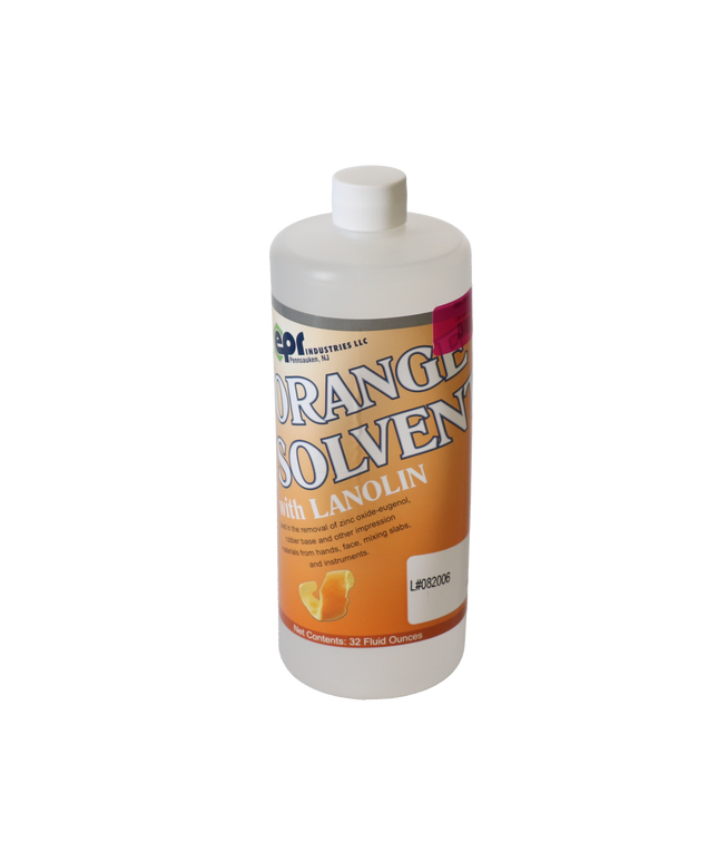 Orange Solvent Quart Bottle