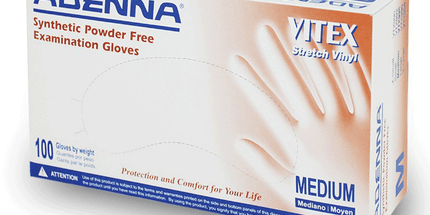 Adenna Vitex Vinyl Gloves PF LG 100/Bx