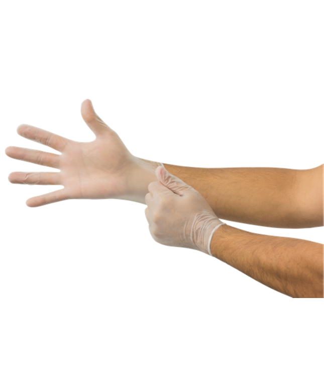 Ansell - Micro-Touch Elite PF Vinyl Glove Large 100/bx