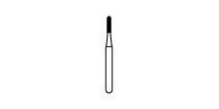 NTI - Metal Cutter Carbide FG Straight Dome End Fine Crosscut #1957 5/Pk