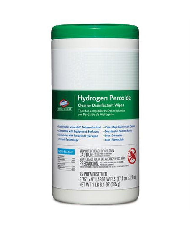 Clorox - Healthcare Hydrogen Peroxide Wipes 95/Can