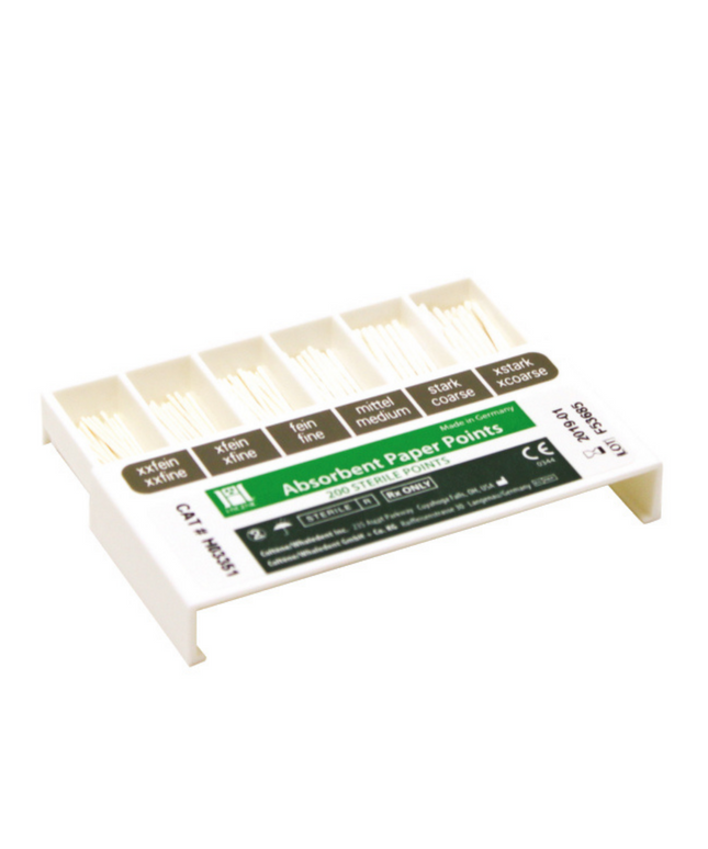 Coltene - Absorbent Paper Points 200/Bx Medium