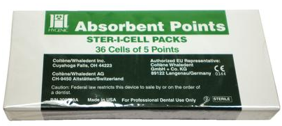 Coltene - Absorbent Paper Points Ster-i-Cell 180/Bx Fine