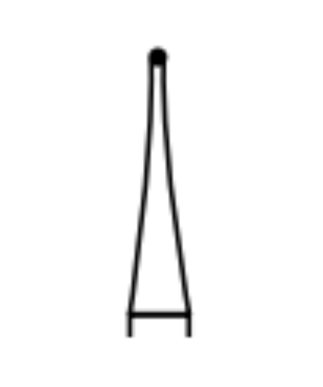 Coltene - Alpen Burs Carbide 10/Pk FG1/2 Round