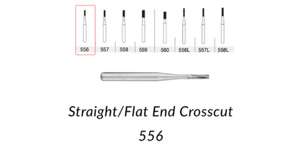 Coltene - Alpen Carbide 556 Cross Cut Fissure Fg 100Pk