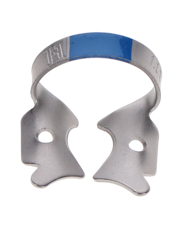 Coltene - Hygenic Fiesta Color Coded Clamps. #14A (dark blue) winged metal dam clamp