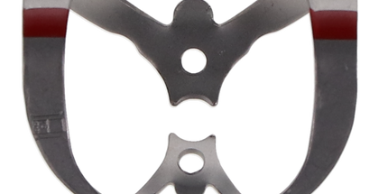 Coltene - Hygenic Fiesta Color Coded Clamps. #9 (red) winged metal dam clamp. Anterior
