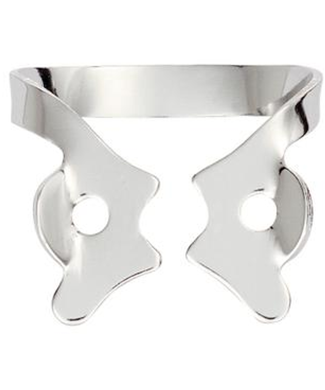 Coltene - Hygenic #2 Winged Premolars and Upper Incisors Metal Rubber Dam Clamp, Single