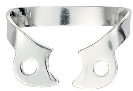 Coltene - Hygenic #W2 Wingless Premolars and Upper Incisors Metal Rubber Dam Clamp