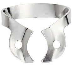 Coltene - Hygenic #W8 Wingless General Purpose, Upper Molar Metal Rubber Dam Clamp
