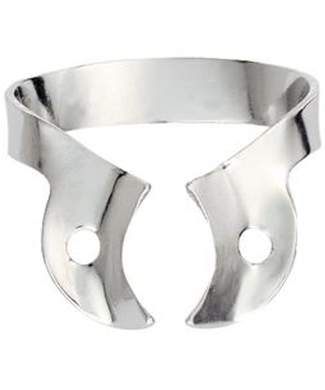 Coltene - Hygenic #W8 Wingless General Purpose, Upper Molar Metal Rubber Dam Clamp