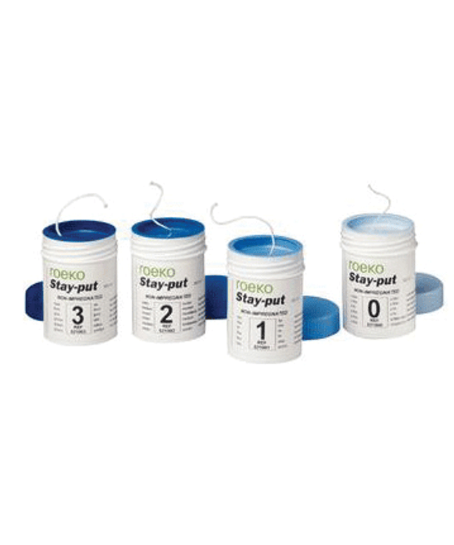 Coltene - Roeko Stay Put #2 Medium, Non-impregnated, Braided Retraction Cord with an