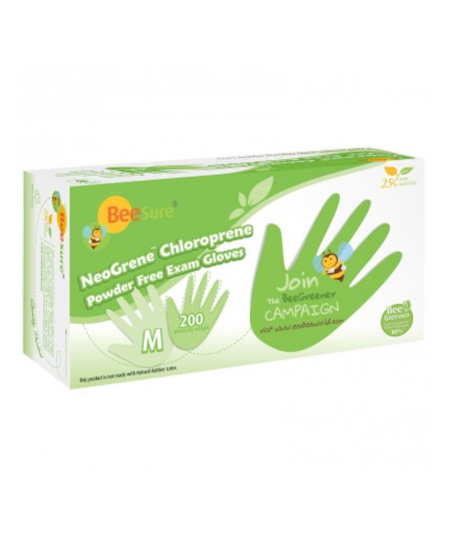 Cranberry - NeoGrene Chloroprene Gloves Medium 200/Box