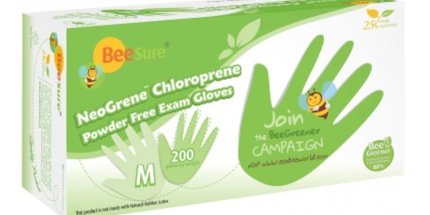 Cranberry - NeoGrene Chloroprene Gloves X-Small 200/Box