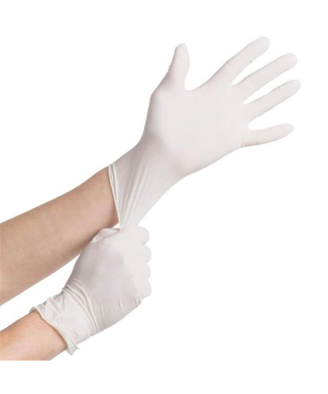 Cranberry - BeeSure PF Latex Glove Medium 100/Bx