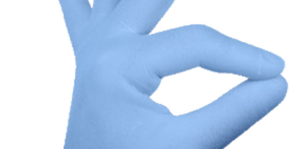 Cranberry - Contour PF Nitrile Gloves Medium 100/Bx