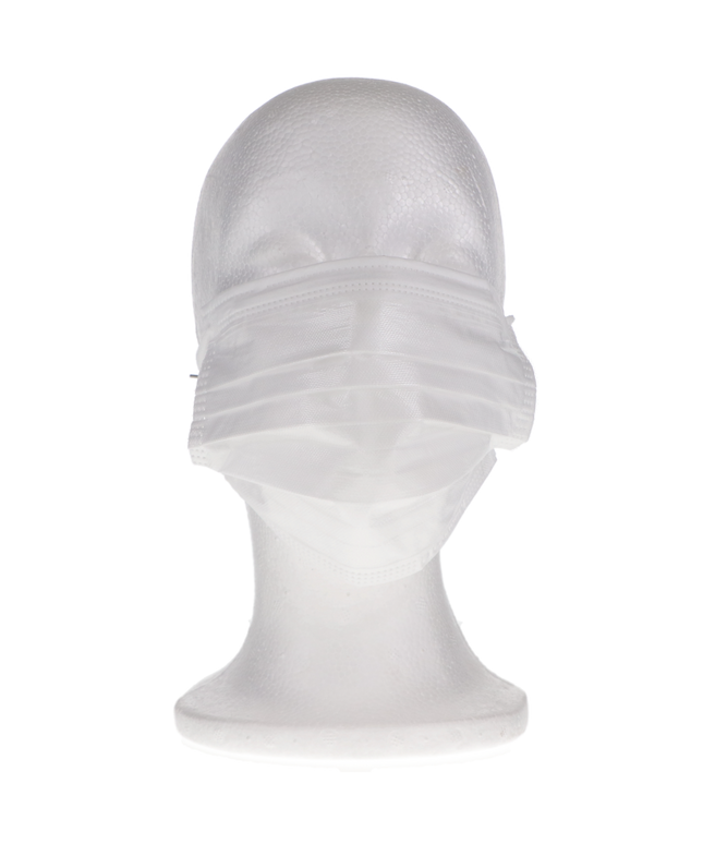 Repel 4-Ply Premium Face Mask 50/Bx Pearl Silver ASTM 3