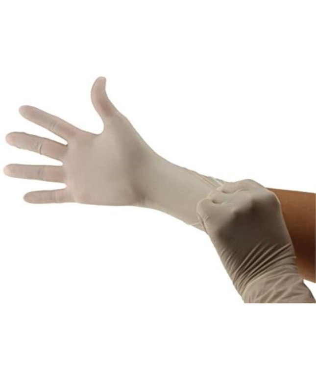 Cranberry - Silkcare PF Latex Gloves X-Small 100/Bx
