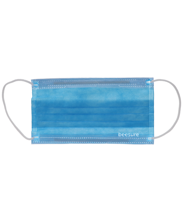 Vibe Face Masks ASTM 3 50/Bx Luminous Blue
