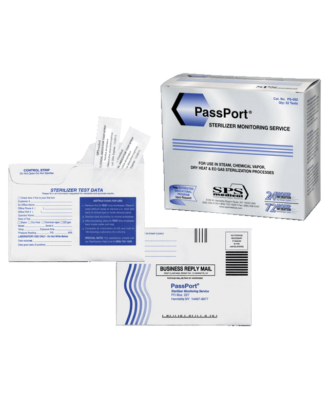 PassPort Plus Sterilizer Monitoring Service 52/Box