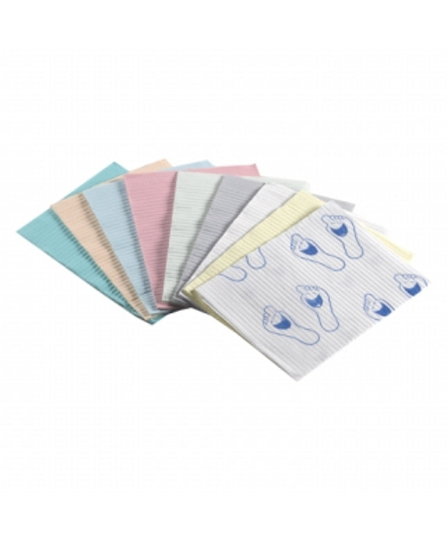 Crosstex - Bib 3 Ply Paper 13x19 500/Cs Blue