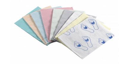 Crosstex - Bib 3 Ply Paper 13x19 500/Cs Green