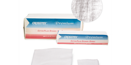 Crosstex - Gauze Cotton Filled Sterile 2x2 8-Ply 5000/Cs