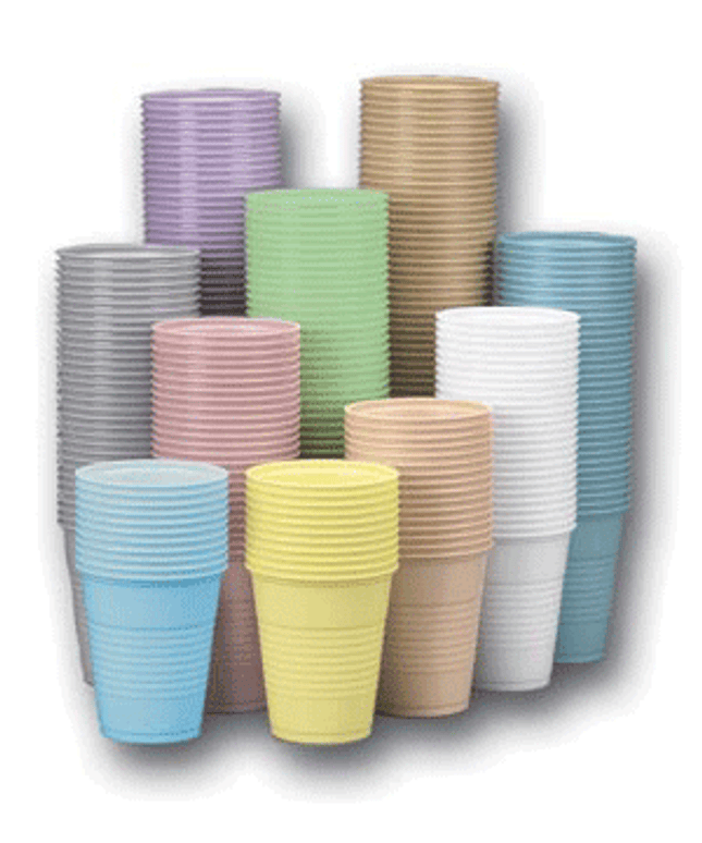 Crosstex - Plastic Cup 5oz Green 1000/Cs