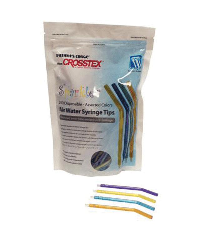 Crosstex - Sparkle A/W Syringe Tip Assorted 1500/Bg
