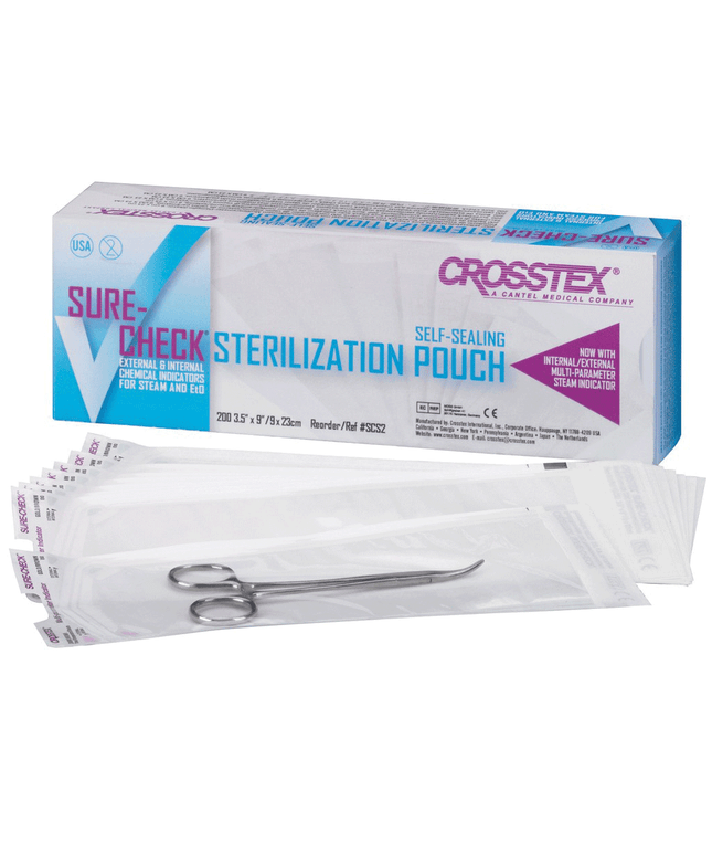 Crosstex - Sure-Check Pouches 10x15 100/Bx