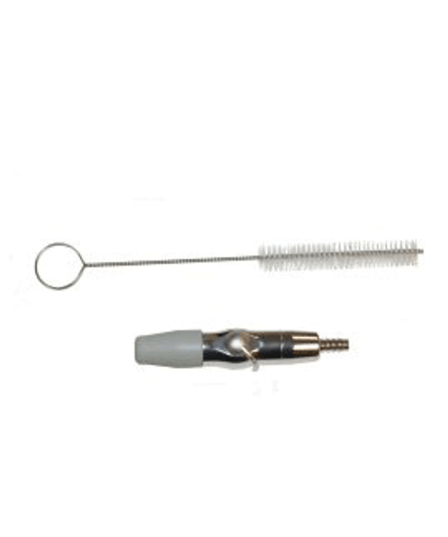Saliva Ejector w/Threaded Tip Metal Lever