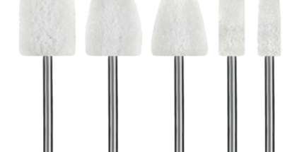 Dedeco - Acrylic Trimmers - White Assortment 5/Bx