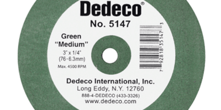 Dedeco - Medium Lathe Wheel 3''X1/4'' 1/Pk