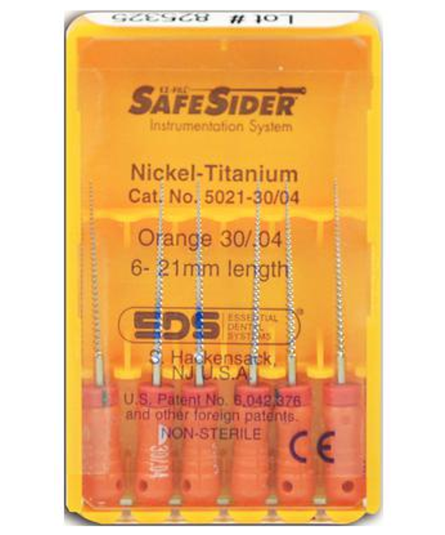 Safesiders Reamers NITI 21mm #30 6/Pk