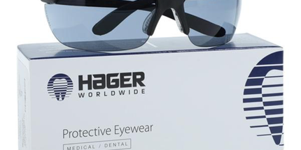 Hager - Vapor Ii Black Frame/Tinted Lens Ultra Lite