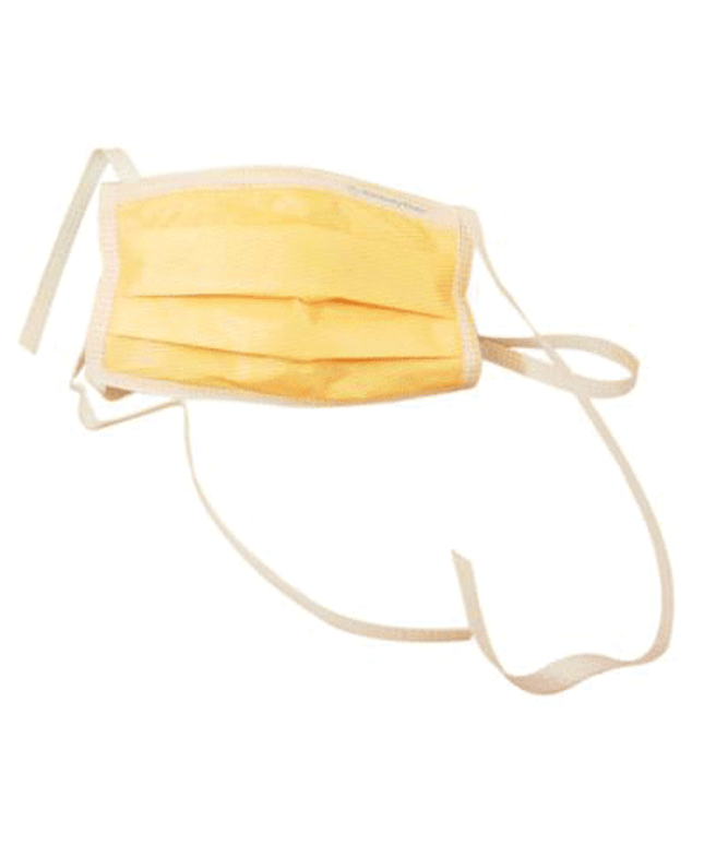 Fluidshield Wraparound Mask Tie-On 25/Bx ASTM 3