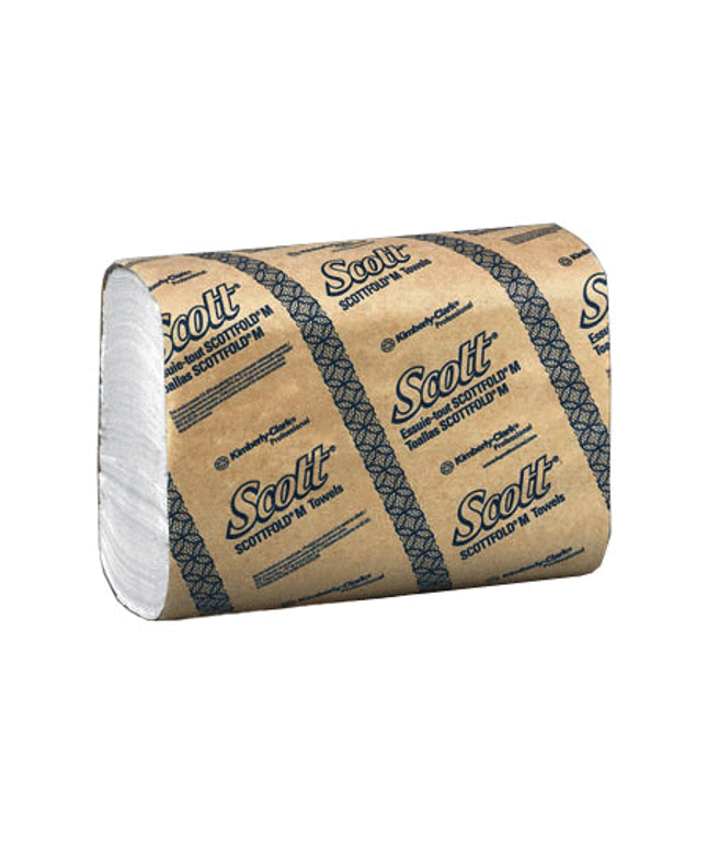 Scott M White Towels 175/Pk 25Pks/Cs