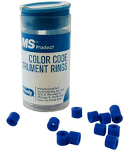 Hu-Friedy - Color Code Instrument Rings Regular 50/Pk Blue