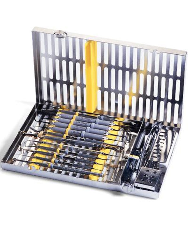 Hu-Friedy - IMS Cassette Signa-Stat 12 Instruments, yellow