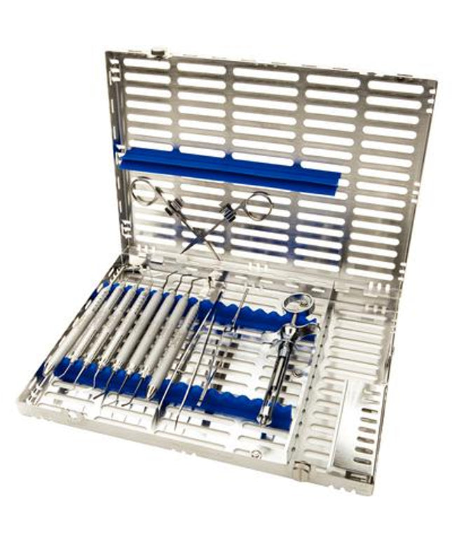 Hu-Friedy - IMS Cassette Signature 16 Instruments, blue