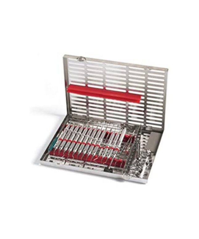 Hu-Friedy - IMS Cassette Signature 8 Instruments, red