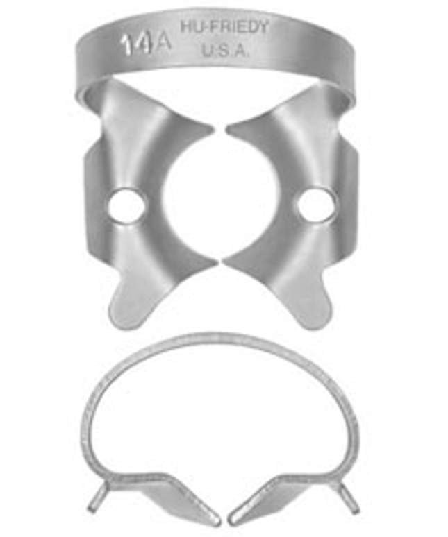 Hu-Friedy - Rubber Dam Clamps #14A molar